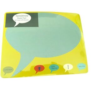 Speakeasy Desk Pad 60 Tear-Off Sheets Sealed Office Organization Design Britain